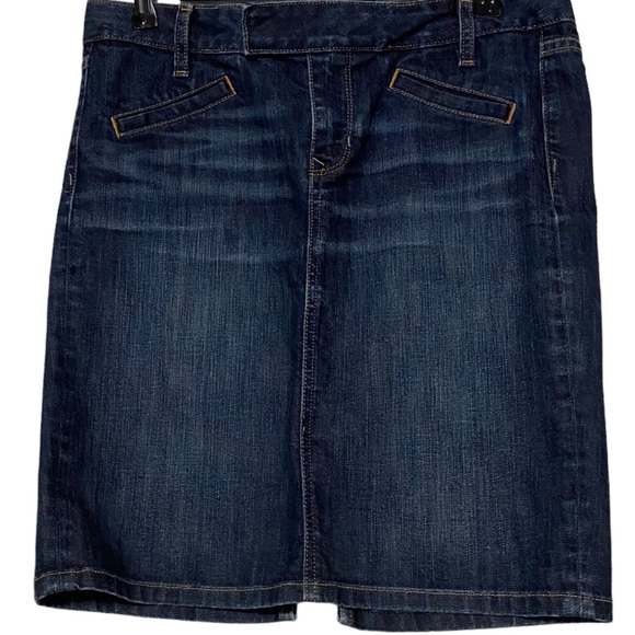 Gap Jeans Limited Edition Women’s Jean Skirt Dark Wash Blue - Picture 10 of 16